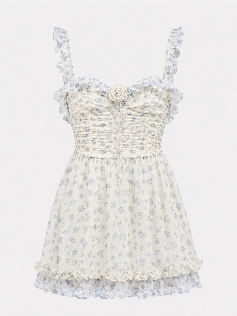 NWT (S) For Love & Lemons Chateau Mini Dress